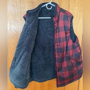 XL Plaid Vest